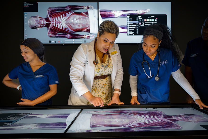 Nursing students at NC A&T