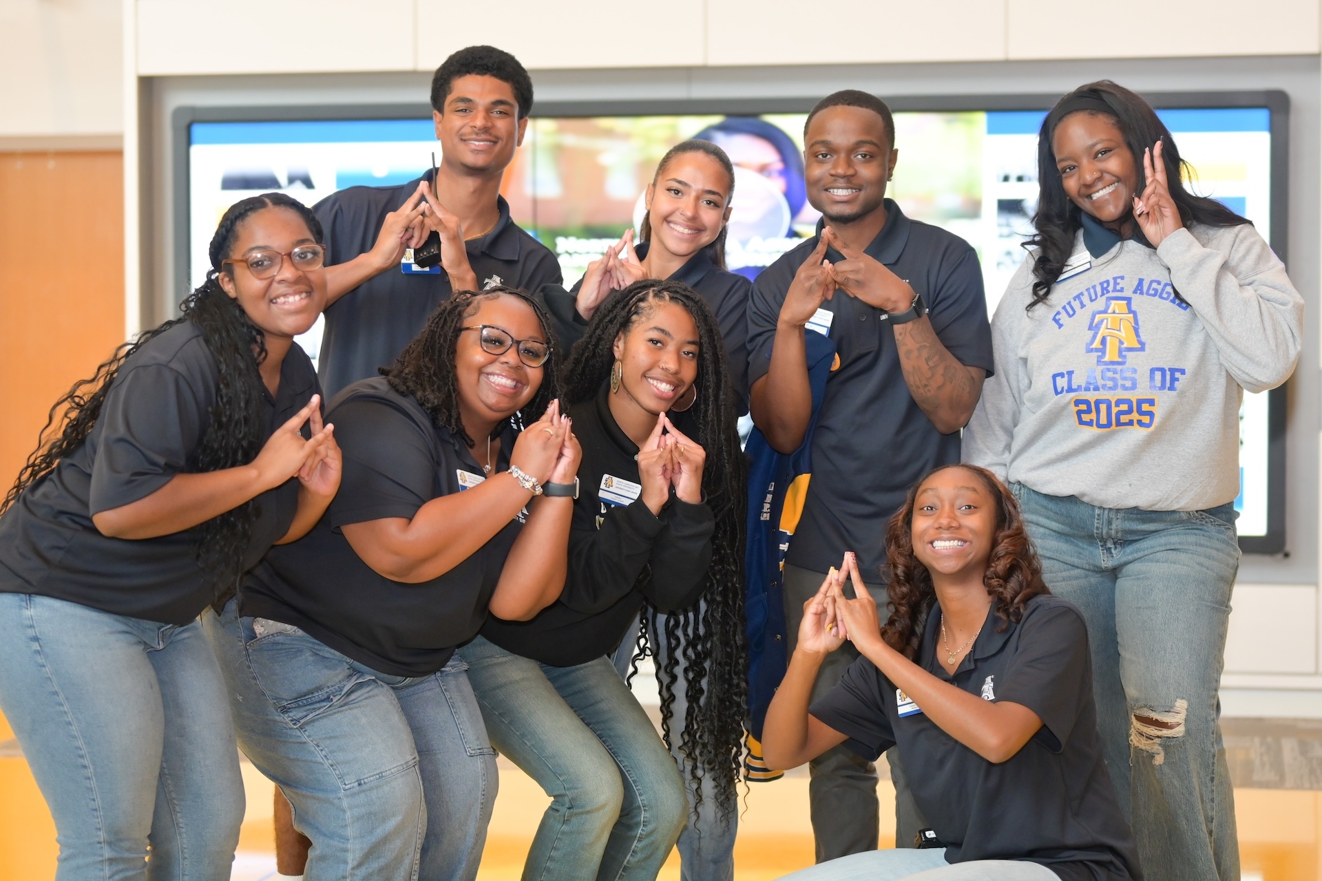 UEC Student Employees during Homecoming