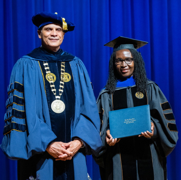 Chancellor Martin and Dean Ongeri