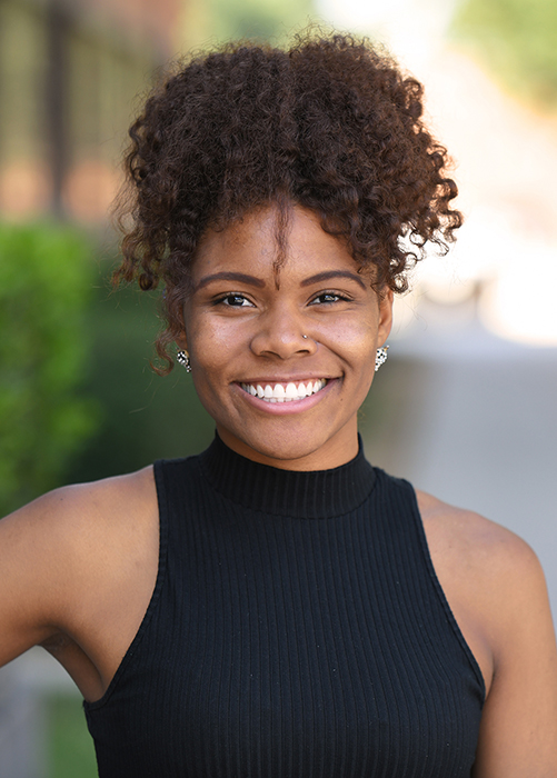 A headshot of Alessia Stewart