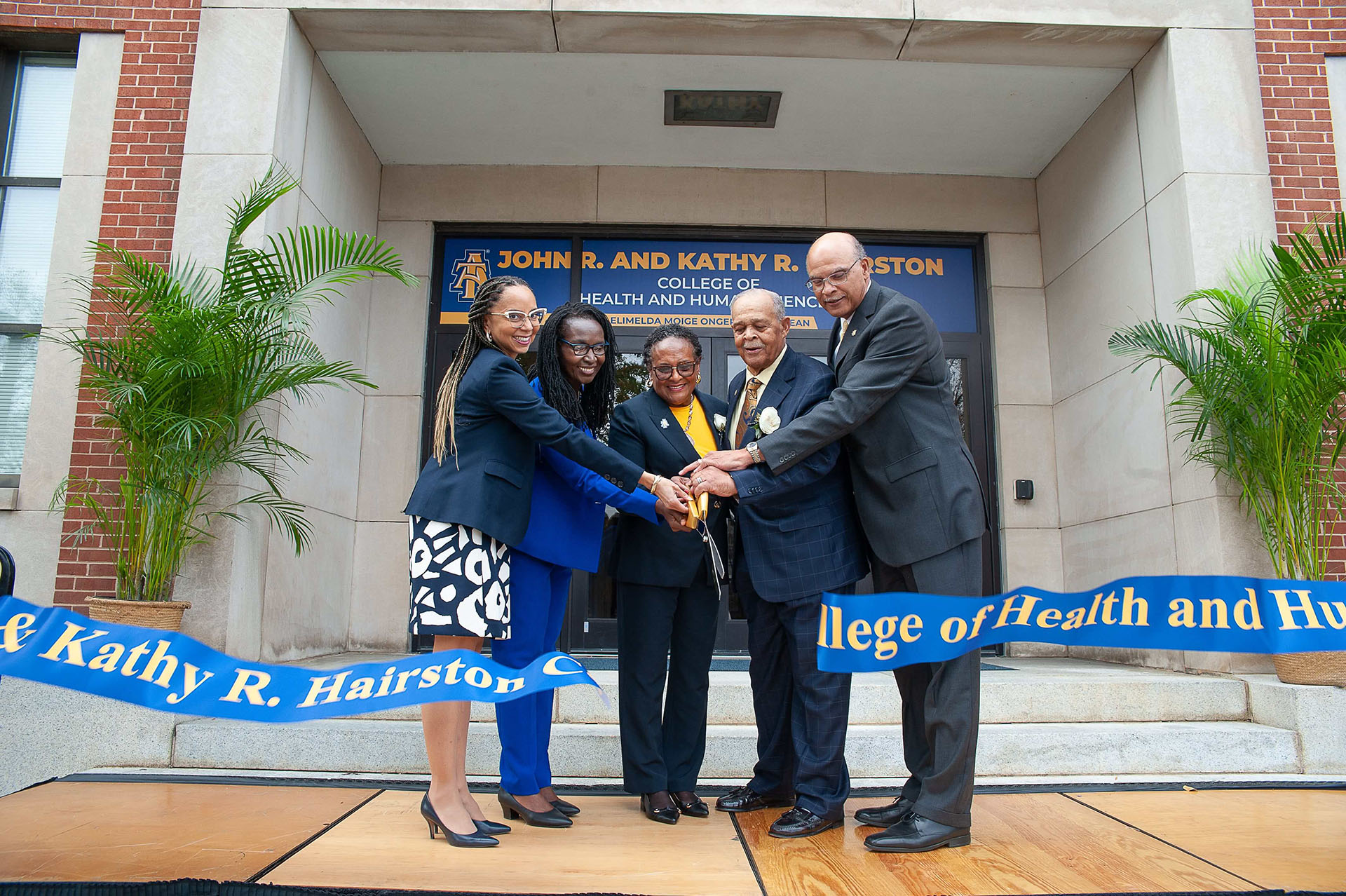 Hairston ribbon-cutting