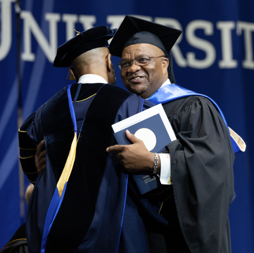 Chancellor Martin and close friend Wallace Means