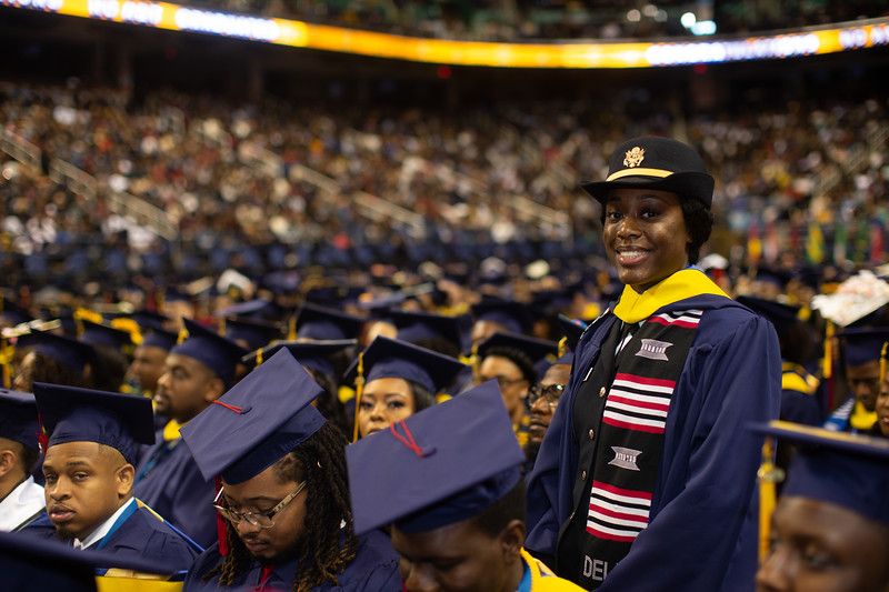 A&T Army ROTC cadets at Graduation 